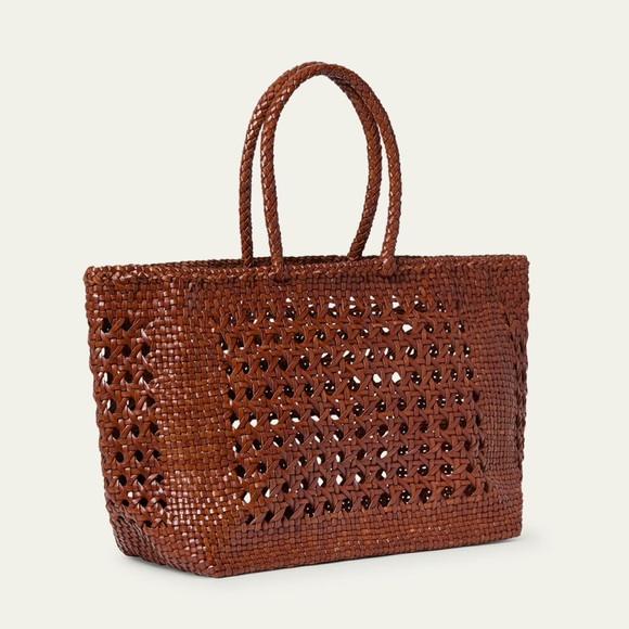 Loeffler Randall Klara Woven Leather Tote Bag - Picture 3 of 3